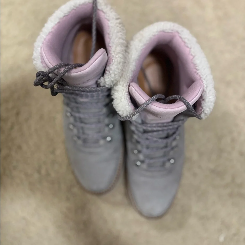 Cole Haan Women's Winter Boots in Purplish Gray and Pink - Picture 3 of 8